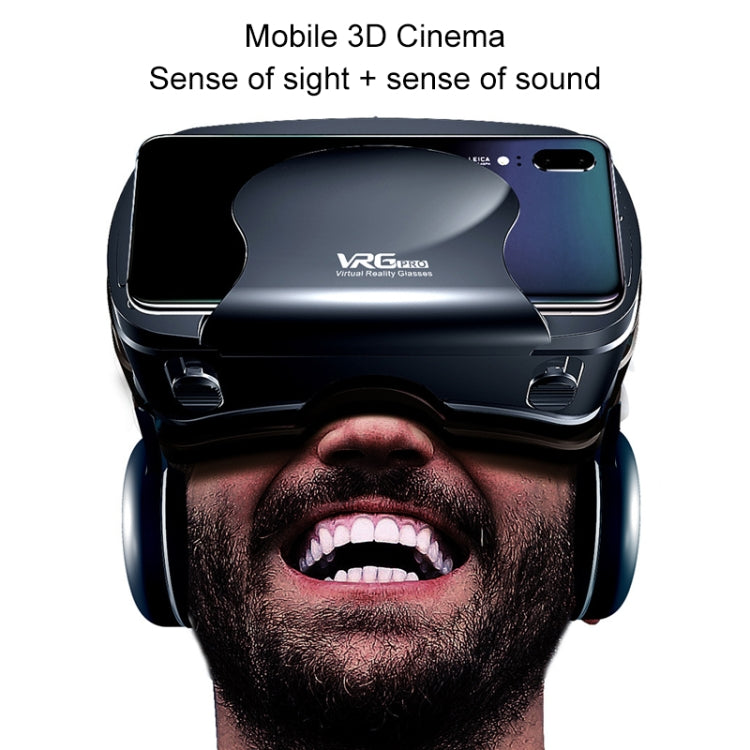 VRG Pro Audio Video Version All-in-one Mobile Phone 3D VR Glasses, without Blu-ray Coated Lenses - HoMEdemic™ 