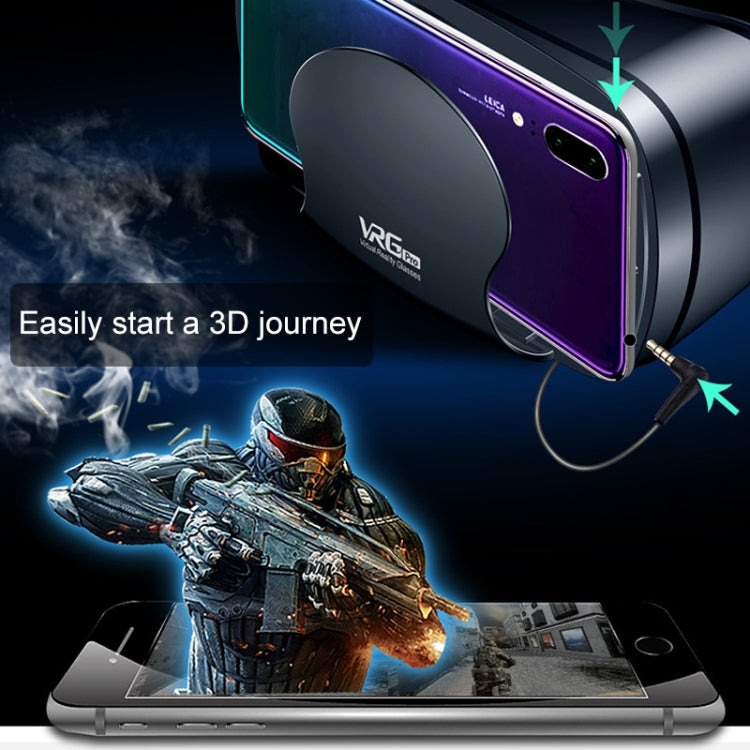 VRG Pro Audio Video Version All-in-one Mobile Phone 3D VR Glasses, without Blu-ray Coated Lenses - HoMEdemic™ 