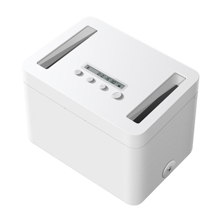 Vaydeer Metal Timed Self-Control Phone Lock Box With Child Lock And LED Display, Spec: Small White - HoMEdemic™ 