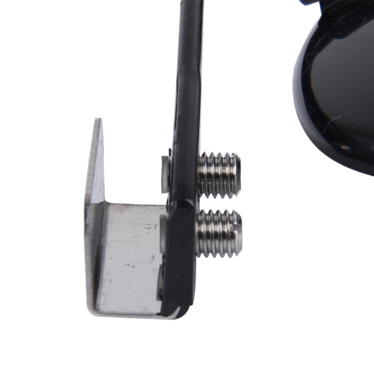 Vehicle Front Blind Area Wide-angle Adjustable Observation Mirror, Black Right Side, Silver Left Side - HoMEdemic™ 