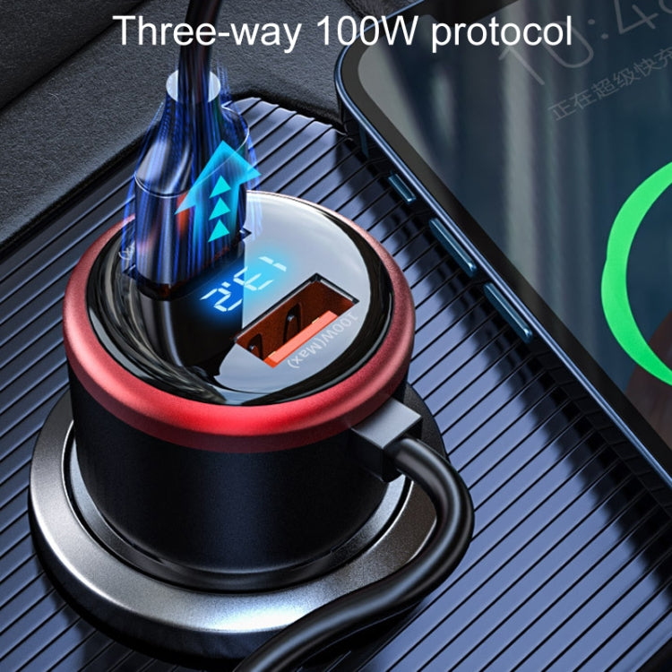Vehicle Mini Fast Charging Charger Car One To Three Cigarette Lighter, Model: Regular Version - HoMEdemic™ 