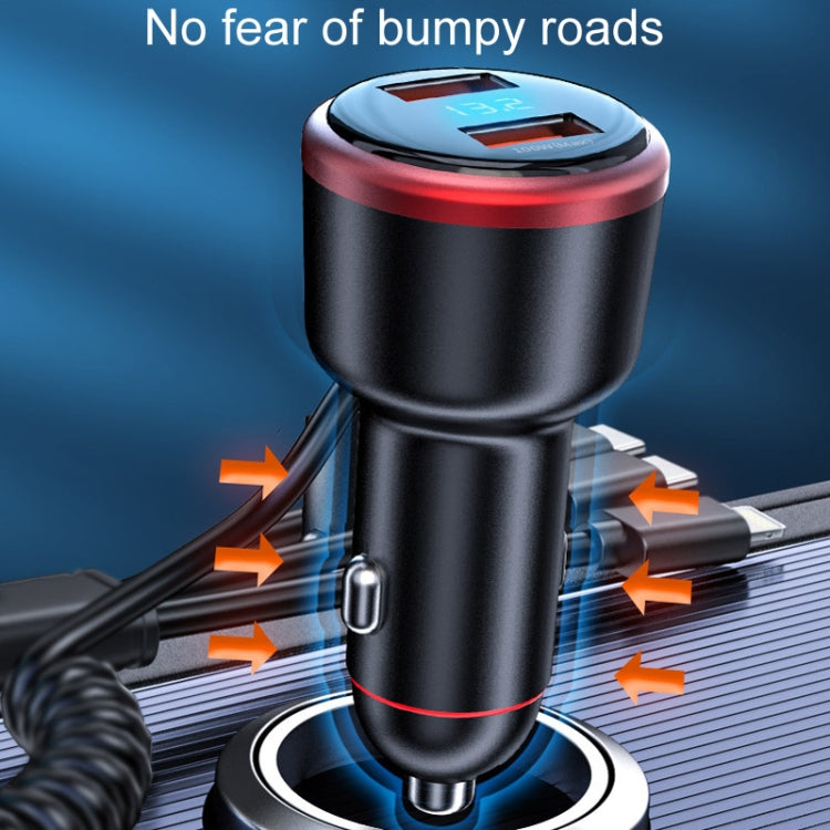 Vehicle Mini Fast Charging Charger Car One To Three Cigarette Lighter, Model: Regular Version - HoMEdemic™ 