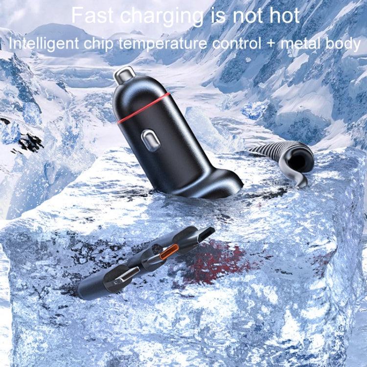 Vehicle Mini Fast Charging Charger Car One To Three Cigarette Lighter, Model: Standard Version - HoMEdemic™ 