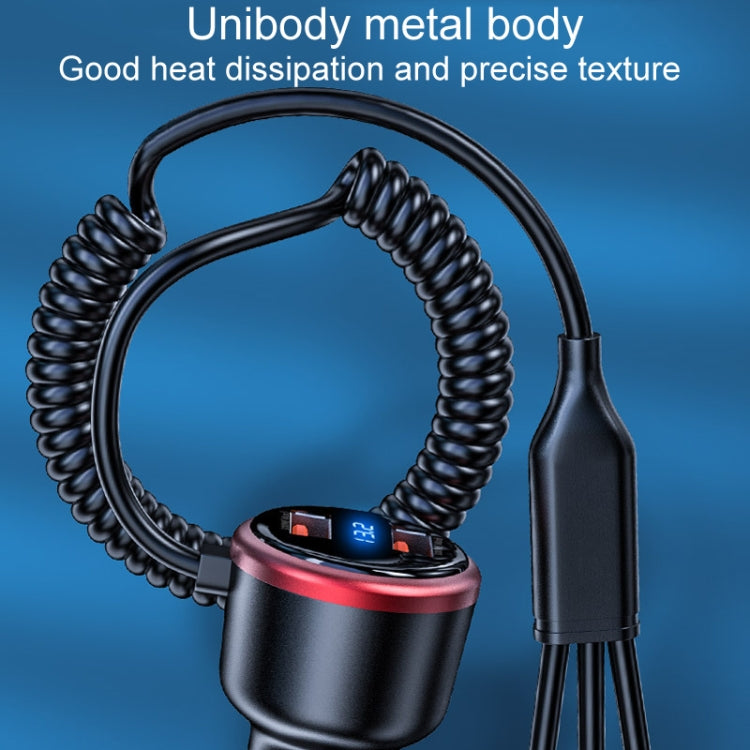 Vehicle Mini Fast Charging Charger Car One To Three Cigarette Lighter, Model: Standard Version - HoMEdemic™ 