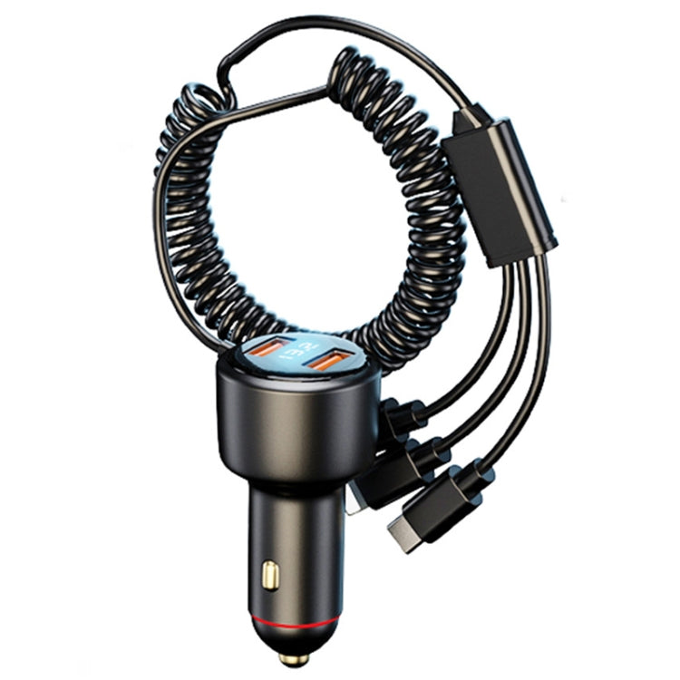 Vehicle Mini Fast Charging Charger Car One To Three Cigarette Lighter, Model: Upgrade Version - HoMEdemic™ 