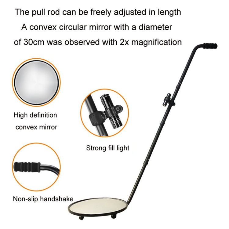 Vehicle Safety Inspection Maintenance Detection Mirror(30cm) - HoMEdemic™ 