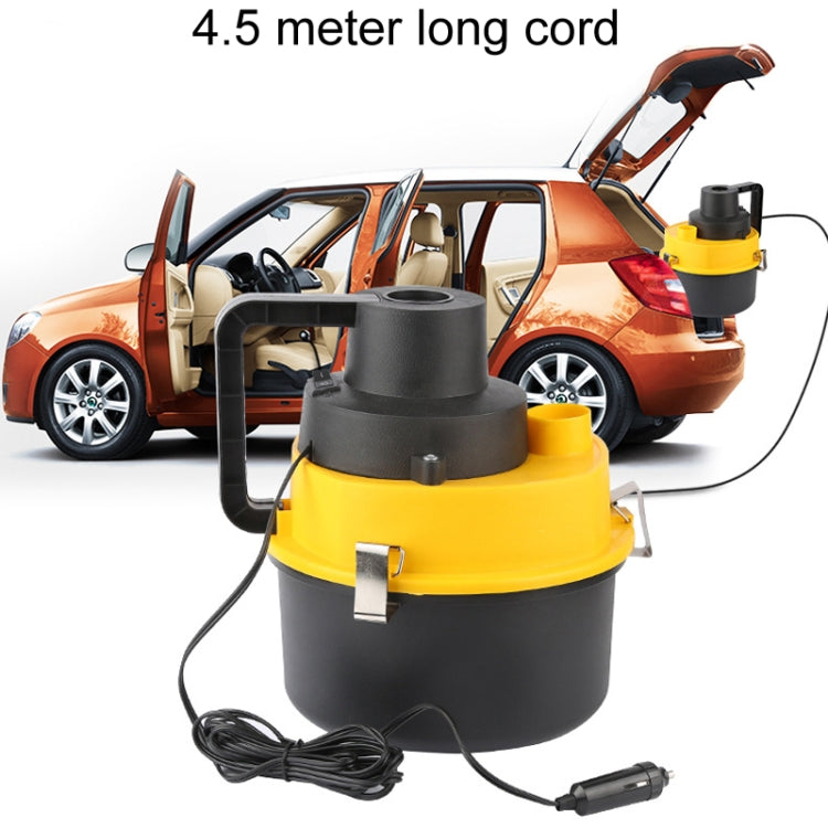 Vehicle Vacuum Cleaner For Wet And Dry Use Large Round Tub Car Cleaning Tool, Style: 12V Car Model - HoMEdemic™ 