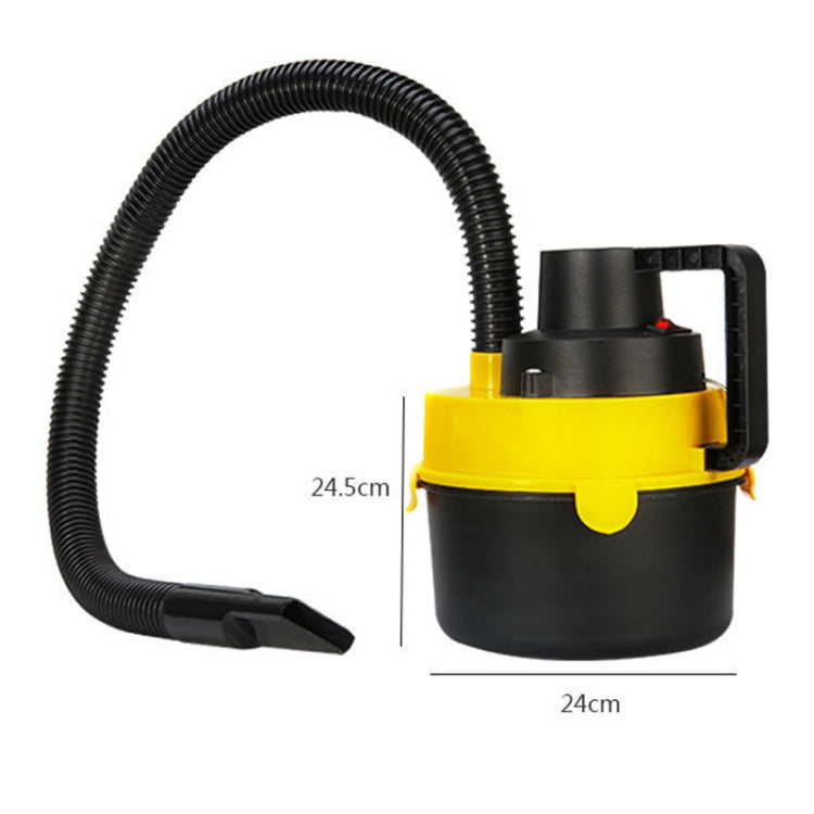 Vehicle Vacuum Cleaner For Wet And Dry Use Large Round Tub Car Cleaning Tool, Style: 12V Car Model - HoMEdemic™ 