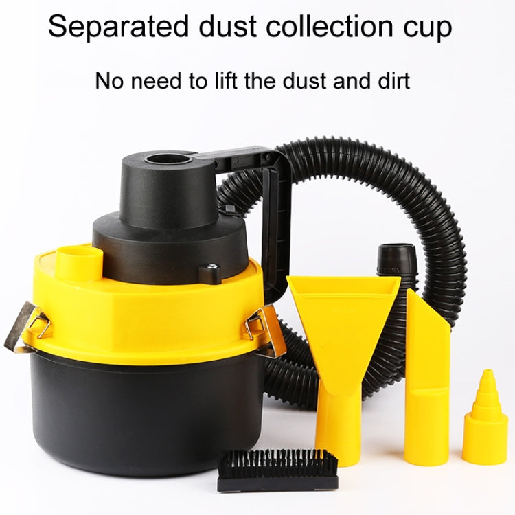 Vehicle Vacuum Cleaner For Wet And Dry Use Large Round Tub Car Cleaning Tool, Style: 12V Car Model - HoMEdemic™ 