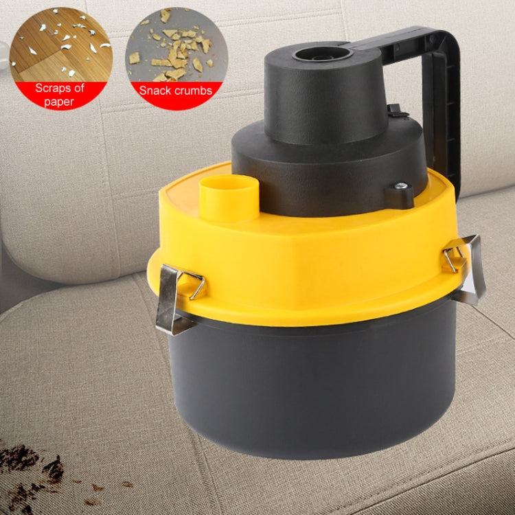Vehicle Vacuum Cleaner For Wet And Dry Use Large Round Tub Car Cleaning Tool, Style: 12V Car Model - HoMEdemic™ 