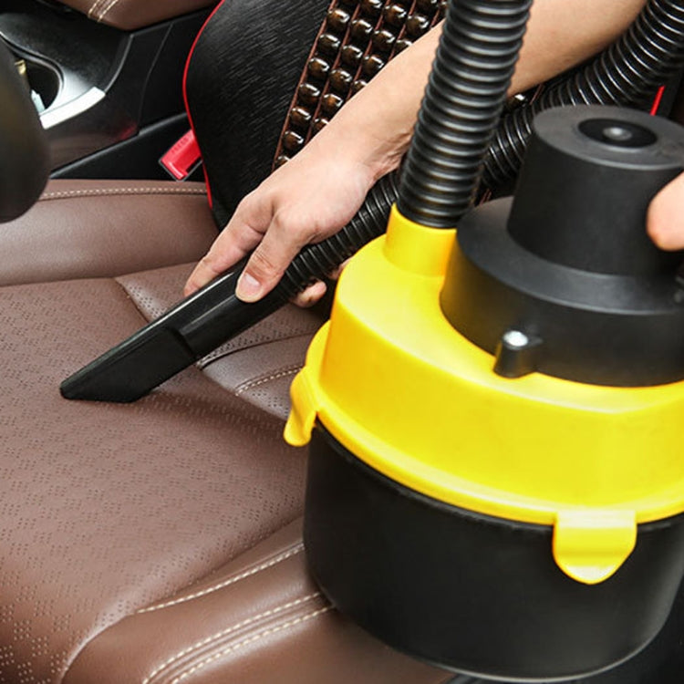 Vehicle Vacuum Cleaner For Wet And Dry Use Large Round Tub Car Cleaning Tool, Style: 12V Car Model - HoMEdemic™ 