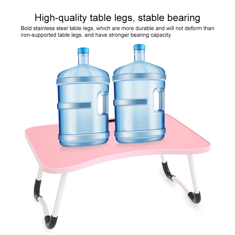 W-shaped Non-slip Legs Adjustable Folding Portable Writing Desk Laptop Desk with Card Slot, with Card Slot - HoMEdemic™ 