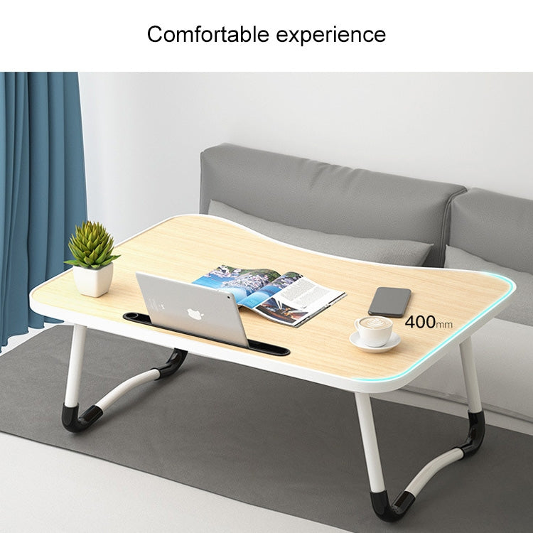 W-shaped Non-slip Legs Adjustable Folding Portable Writing Desk Laptop Desk with Card Slot, with Card Slot - HoMEdemic™ 