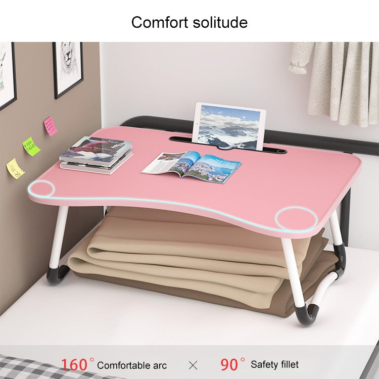 W-shaped Non-slip Legs Adjustable Folding Portable Writing Desk Laptop Desk with Card Slot, with Card Slot - HoMEdemic™ 