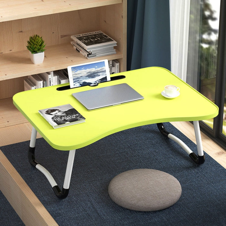 W-shaped Non-slip Legs Adjustable Folding Portable Writing Desk Laptop Desk with Card Slot, with Card Slot - HoMEdemic™ 
