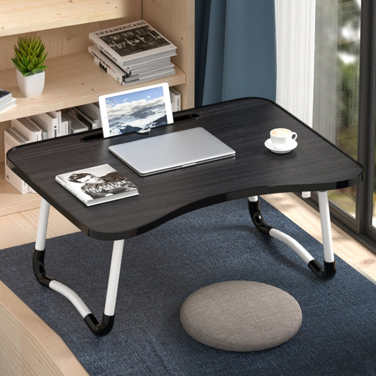W-shaped Non-slip Legs Adjustable Folding Portable Writing Desk Laptop Desk with Card Slot, with Card Slot - HoMEdemic™