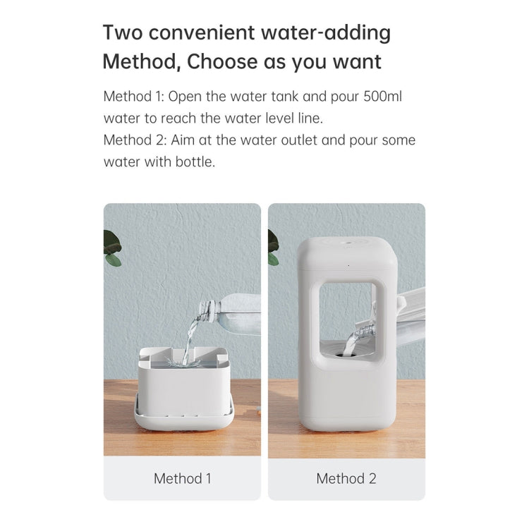 W08 Anti-Gravity Water Drop Humidifier Home Desktop Sprayer (White) - HoMEdemic™ 