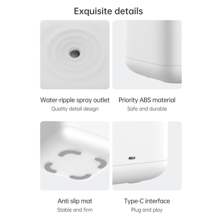 W08 Anti-Gravity Water Drop Humidifier Home Desktop Sprayer (White) - HoMEdemic™ 