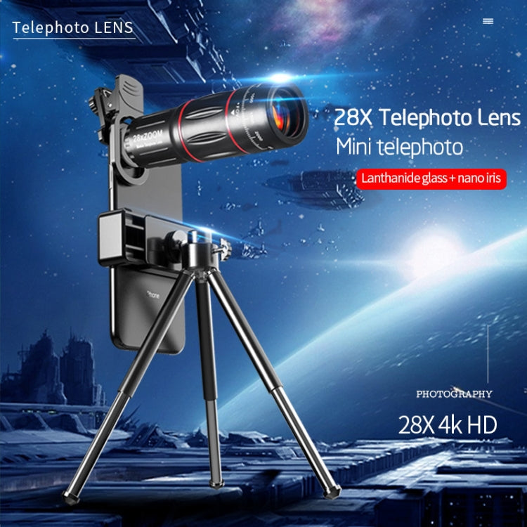 W28-QK Mobile Phone Universal Lens Telescope 28X Big Pocket Set, Big Pocket - HoMEdemic™ 
