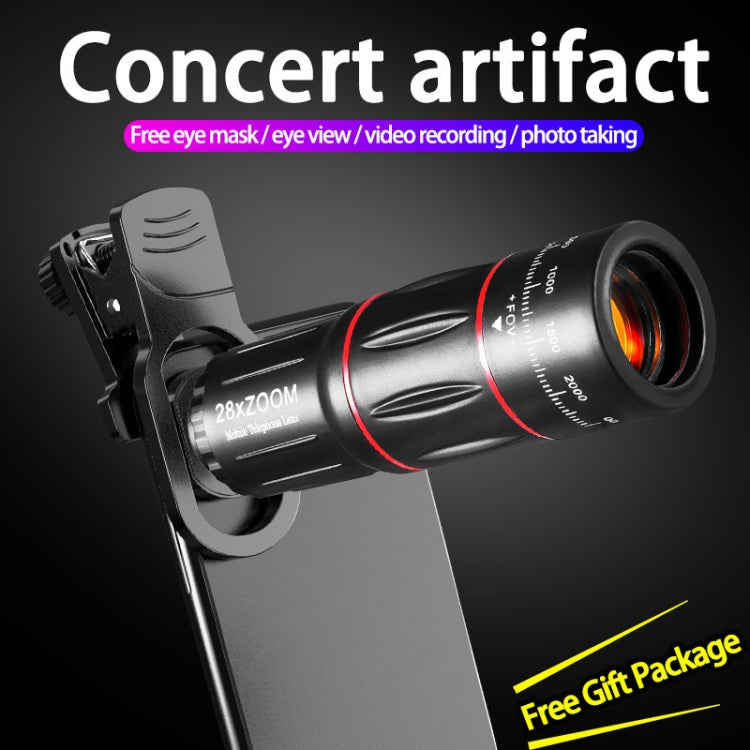 W28-QK Mobile Phone Universal Lens Telescope 28X Big Pocket Set, Big Pocket - HoMEdemic™ 