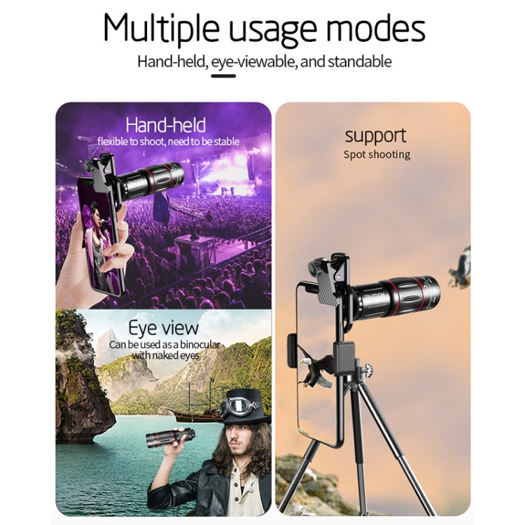 W28-QK Mobile Phone Universal Lens Telescope 28X Big Pocket Set, Big Pocket - HoMEdemic™ 