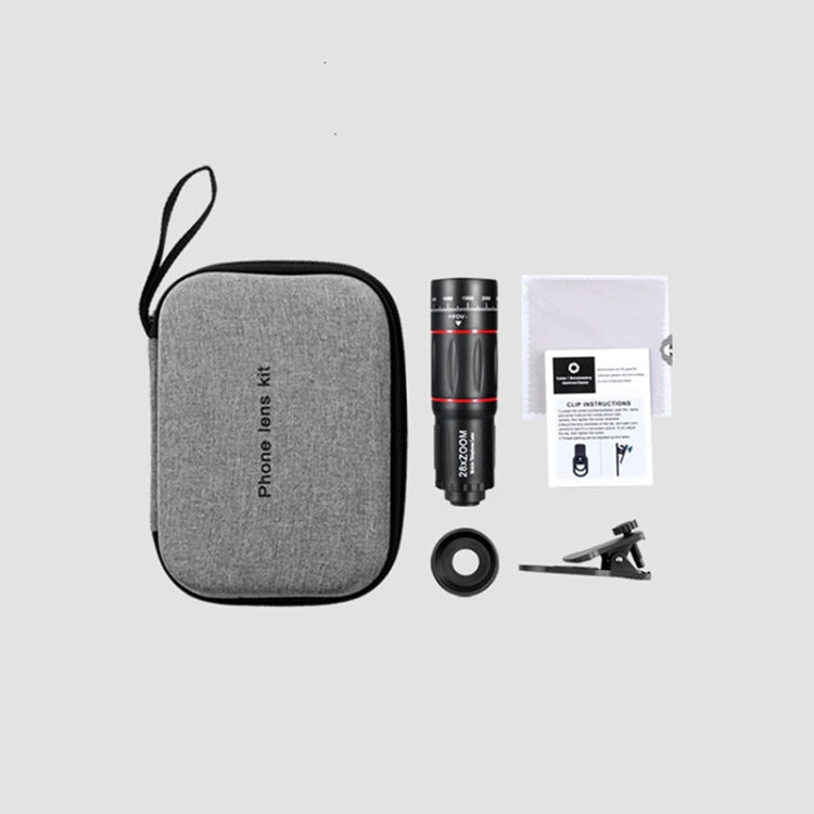 W28-QK Mobile Phone Universal Lens Telescope 28X Big Pocket Set, Big Pocket - HoMEdemic™ 