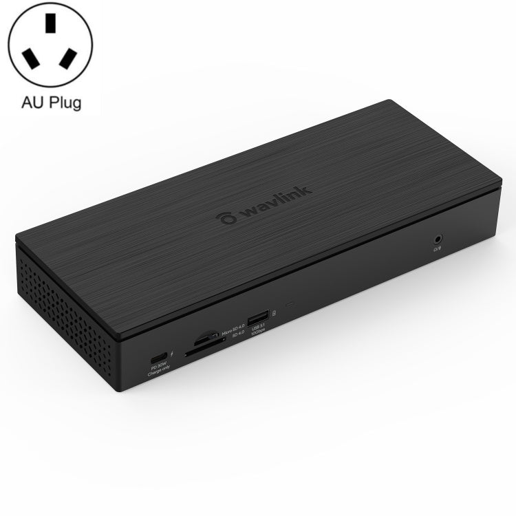 WAVLINK UG69PD10 1 to 4 Screens 4K/5K AV Transfer USB-C to HD Type-C Docking Station Hub, Plug:AU Plug - HoMEdemic™ 