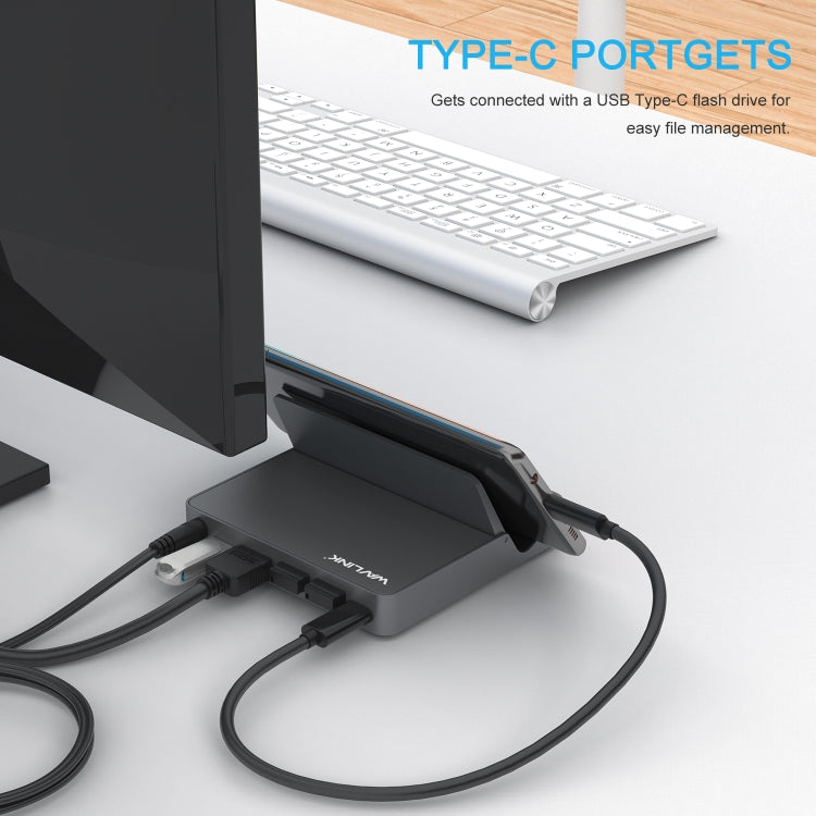 WAVLINK WL-UHP3D01 Portable Type-C Cell Phone Docking Station Multi-Port USB HUB Adapter(AU Plug) - HoMEdemic™ 