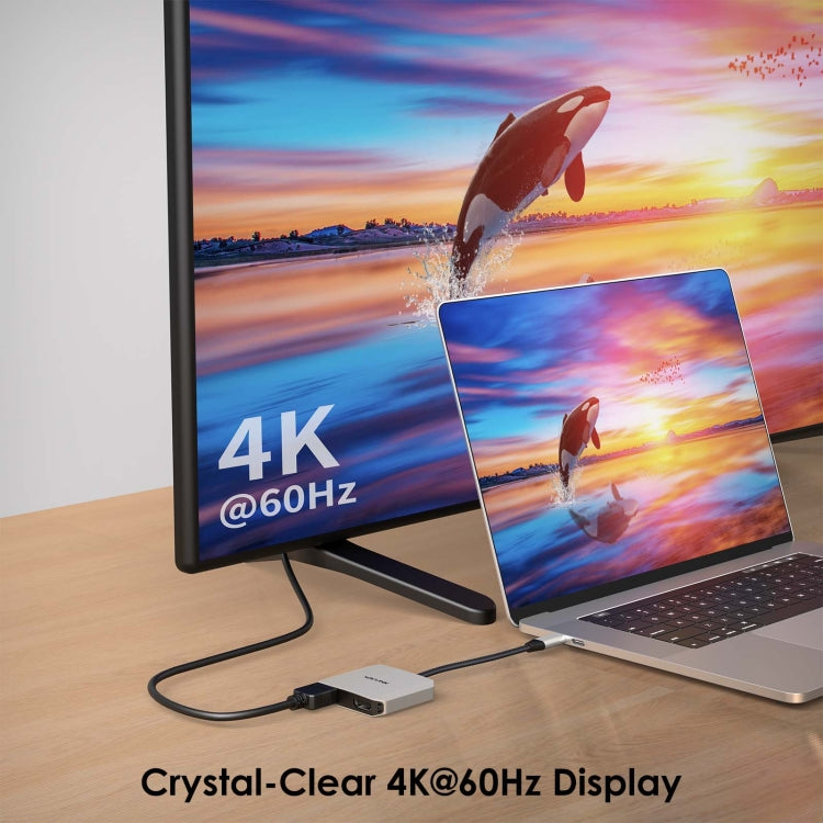 WAVLINK WL-UHP510Pro 4K/60Hz Video Converter USB-C Male to Dual HDMI Female Adapter - HoMEdemic™ 