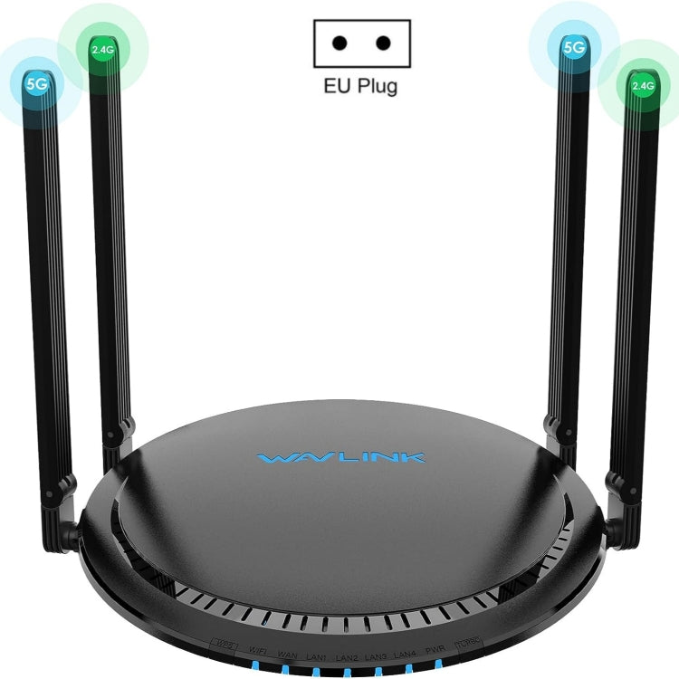 WAVLINK WN531MX3 Wider Coverage AX3000 WiFi 6 Wireless Routers Dual Band Wireless Repeater, Plug:EU Plug - HoMEdemic™ 