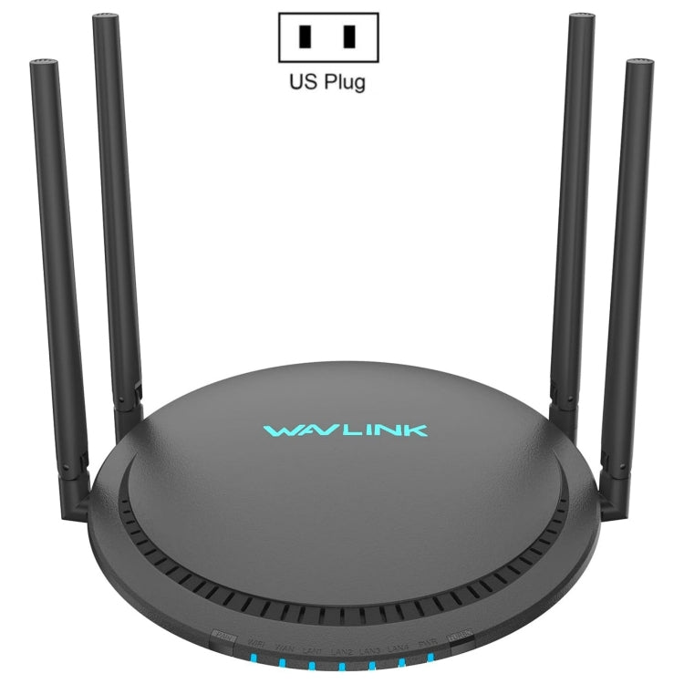 WAVLINK WN531P3 WAN / LAN Port Signal Booster Wireless Repeater AC1200 Wireless Routers, Plug:US Plug - HoMEdemic™ 