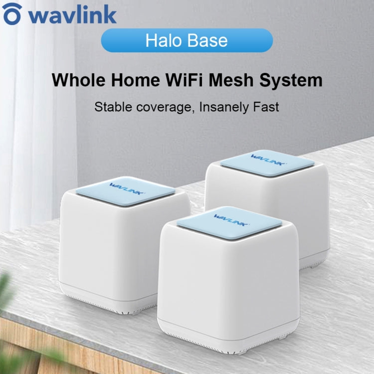 WAVLINK WN535M3 For Home Office 3pcs Mesh Wireless Router AC1200 Dual Band WiFi Signal Booster, Plug:EU Plug - HoMEdemic™ 