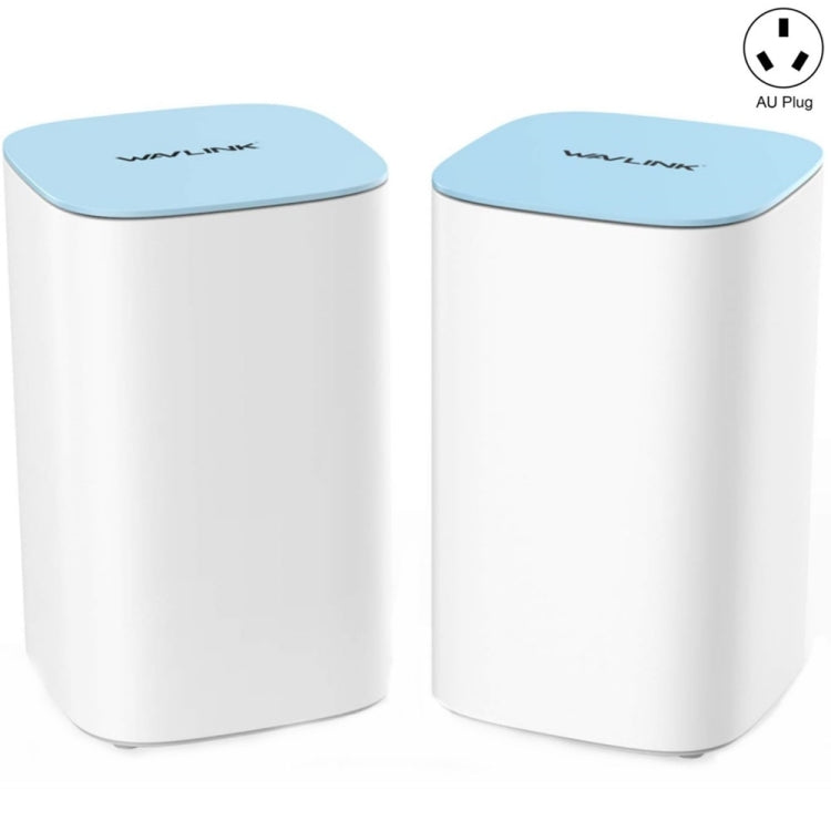 WAVLINK WN551K2 2pcs AC3000 WiFi Wireless Repeater Built-in Antenna Tri-Band Mesh Wireless Router, Plug:AU Plug - HoMEdemic™ 