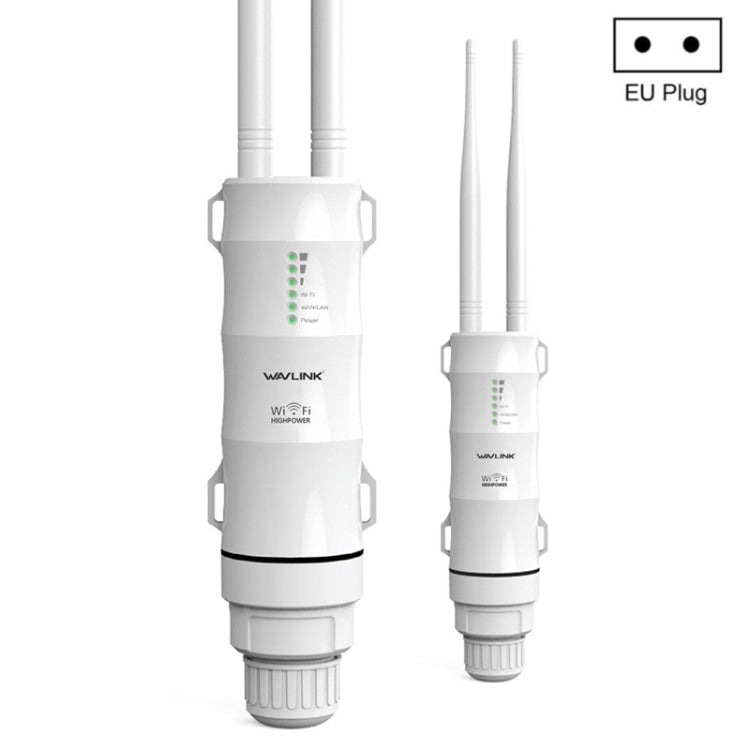 WAVLINK WN570HA1 Weatherproof 2.4+5GHz 600Mbps Outdoor WiFi Range Router Extender, Plug:EU Plug - HoMEdemic™ 