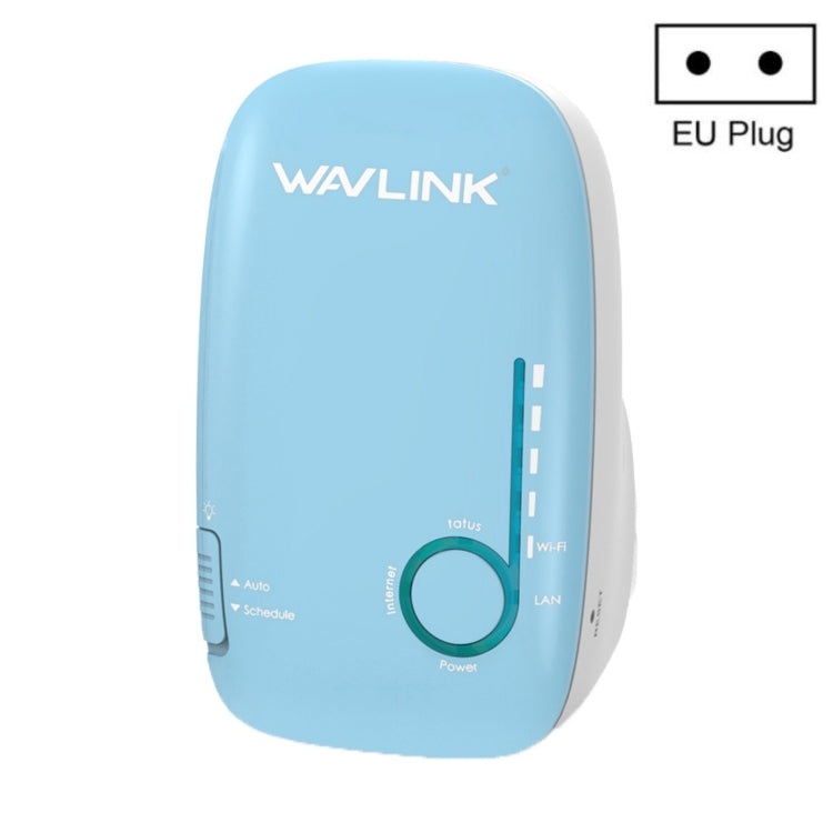 WAVLINK WN576K1 AC1200 Household WiFi Router Network Extender Dual Band Wireless Repeater, Plug:EU Plug (Blue) - HoMEdemic™ 