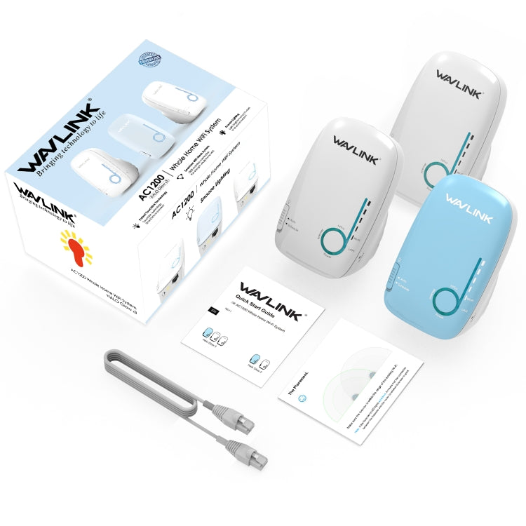 WAVLINK WS-WN576A2 AC750 Household WiFi Router Network Extender Dual Band Wireless Repeater, Plug:EU Plug - HoMEdemic™ 