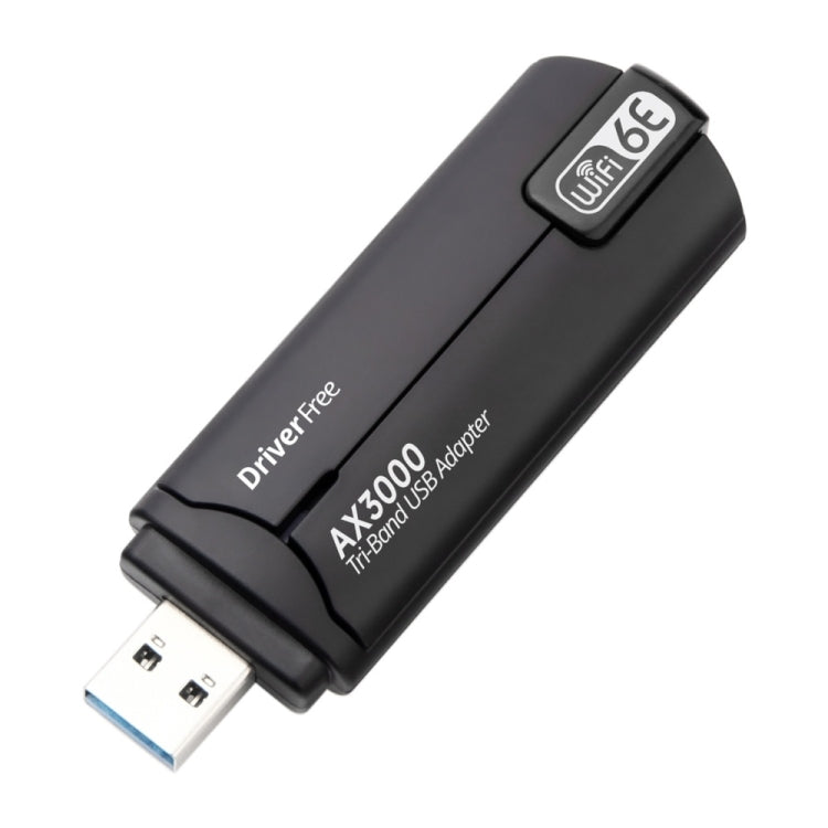 WD-AX3000 For Desktop PC WiFi Receiver USB 3.0 WiFi6 Driver Free Wireless Network Card(Black) - HoMEdemic™ 