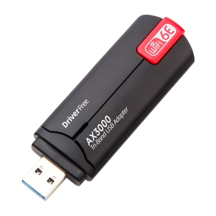 WD-AX3000 For Desktop PC WiFi Receiver USB 3.0 WiFi6 Driver Free Wireless Network Card(Red) - HoMEdemic™ 