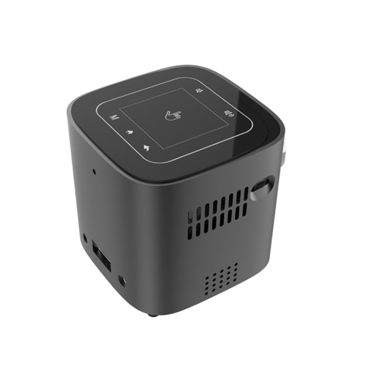 WEJOY DL-S12 Mini Portable 50 ANSI Lumens DLP Smart Projector with Remote Control & Holder, Android  7.1.2, 2GB DDR3+16GB, RK3128 Quad Core ARM Cortex-A7 up to 1.2GHz, Support WiFi / USB / Audio OUT / DC IN - HoMEdemic™ 