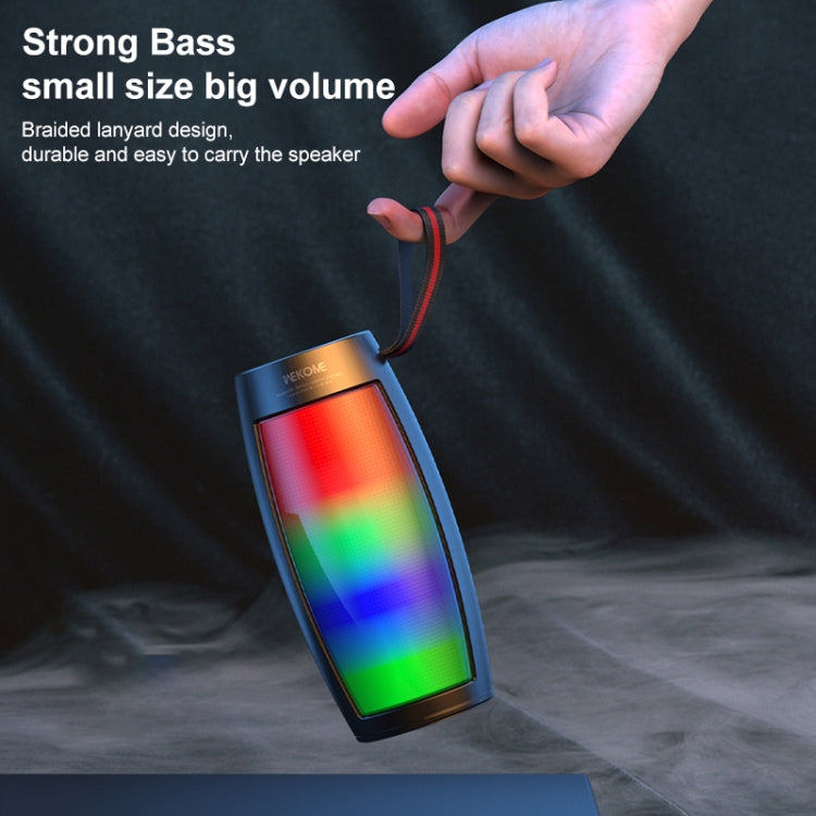 WEKOME D40 5W Sound Pulse Colorful Bluetooth Speaker (Black) - HoMEdemic™ 