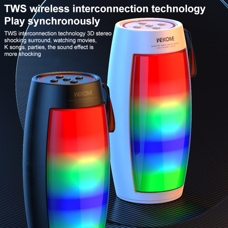 WEKOME D40 5W Sound Pulse Colorful Bluetooth Speaker (Black) - HoMEdemic™ 