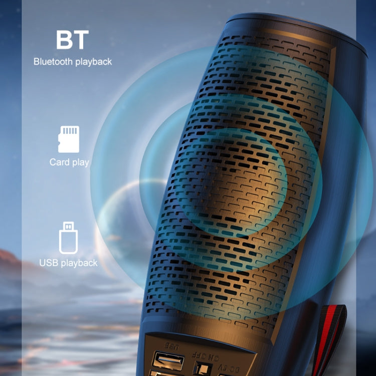 WEKOME D40 5W Sound Pulse Colorful Bluetooth Speaker (Black) - HoMEdemic™ 
