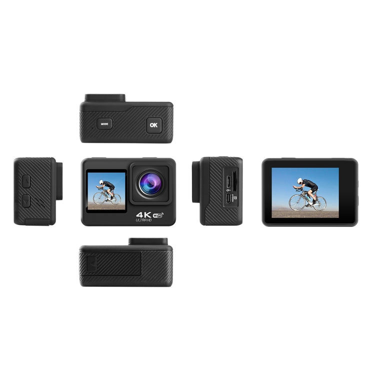 WIFI Color Dual-Screen HD 4K Video Outdoor Waterproof Sports Camera(AT-Q60AR) - HoMEdemic™ 
