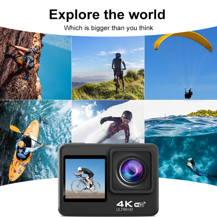 WIFI Color Dual-Screen HD 4K Video Outdoor Waterproof Sports Camera(AT-Q60AR) - HoMEdemic™ 
