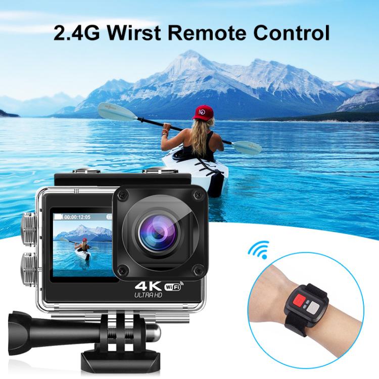 WIFI Color Dual-Screen HD 4K Video Outdoor Waterproof Sports Camera(AT-Q60AR) - HoMEdemic™ 