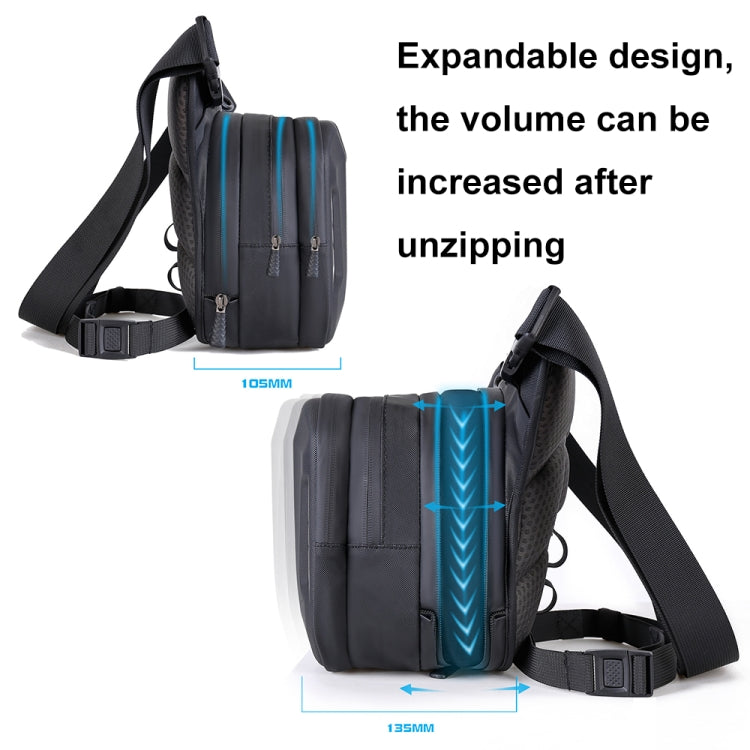 WILD MAN L1 3L Outdoor Motorcycle Riding Hard Shell Waist Bag Sports Cross-body Bag(Black) - HoMEdemic™ 