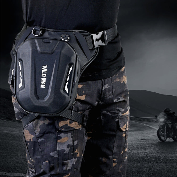 WILD MAN L1 3L Outdoor Motorcycle Riding Hard Shell Waist Bag Sports Cross-body Bag(Black) - HoMEdemic™ 