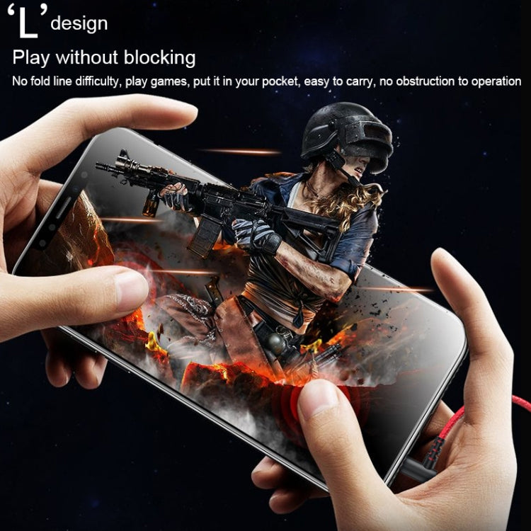 WK ET-Y30 ET Series 3.5mm Elbow In-ear Wired Wire-control Gaming Earphone with Microphone (Black) - HoMEdemic™ 