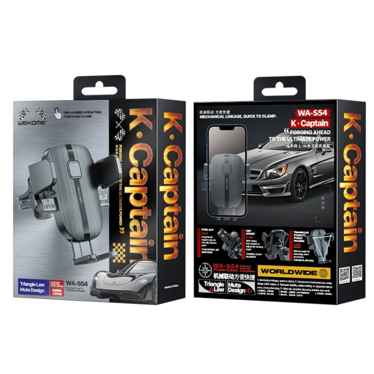 WK WA-S54 K Captain Speed Series Mechanic Car Air Outlet Holder(Black) - HoMEdemic™ 