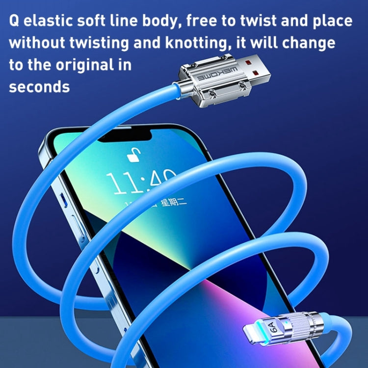 WK WDC-187 Qjie Series 20W USB-C/Type-C to 8 Pin Fast Charge Data Cable, Length: 1m(Blue) - HoMEdemic™ 